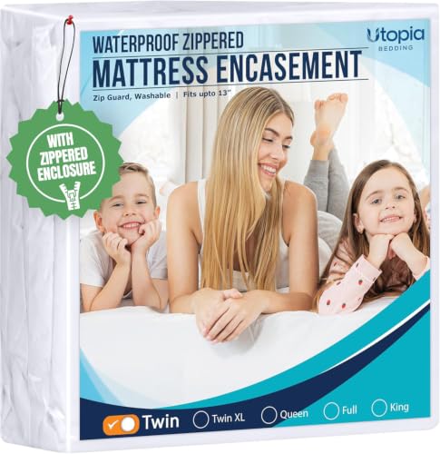 Utopia Bedding Zippered Mattress Encasement