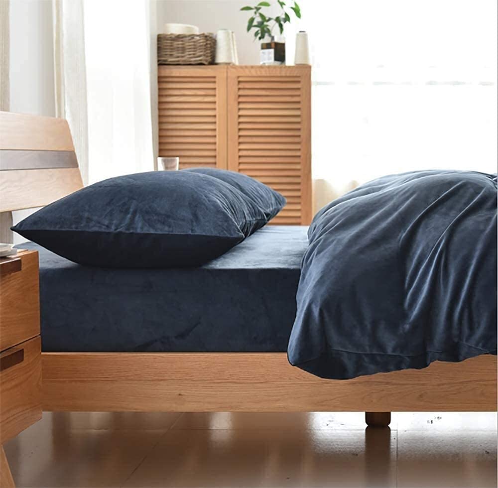 Thermal Velvet 4-Piece Duvet Cover Set