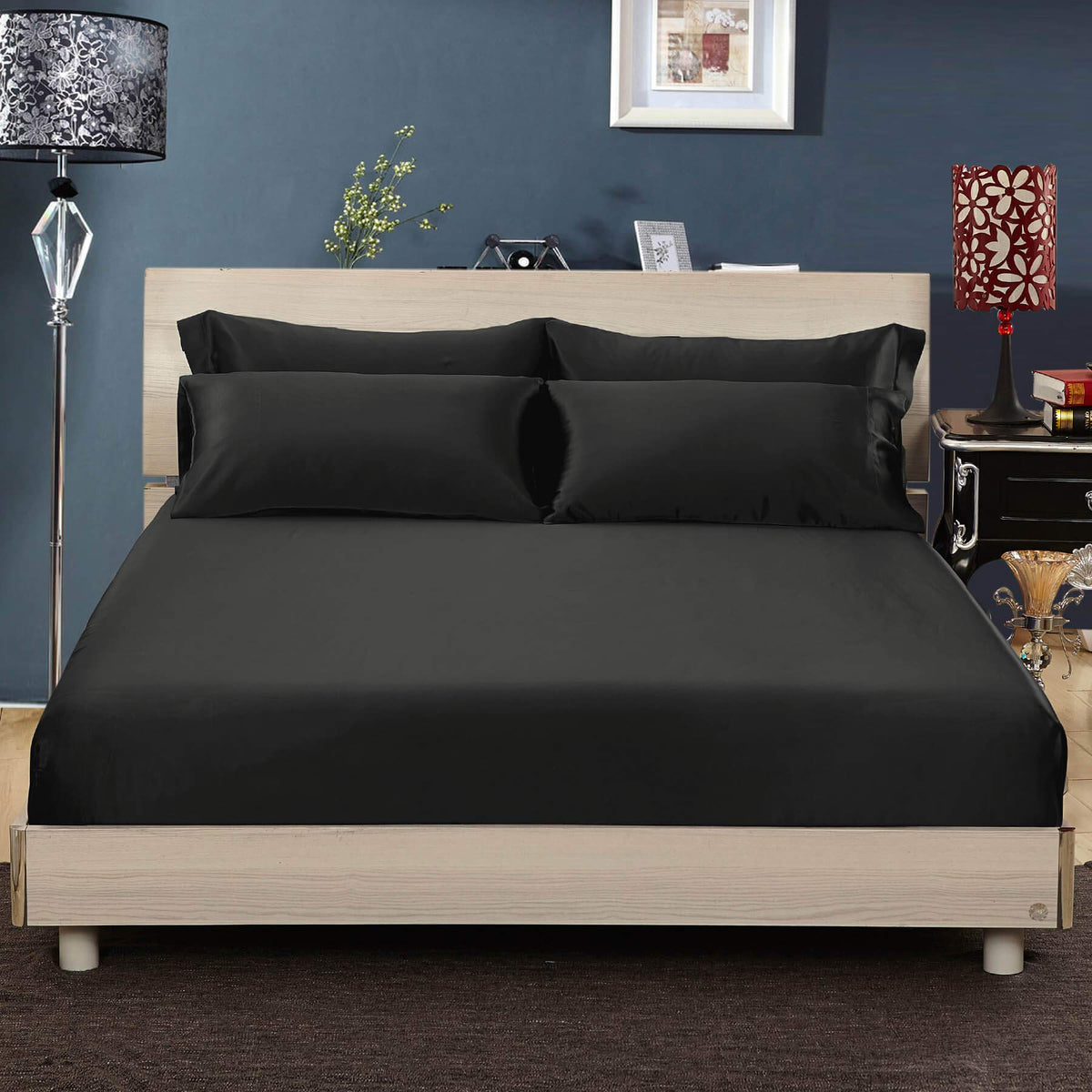 LILYSILK 19 Momme Mulberry Silk Fitted Sheet
