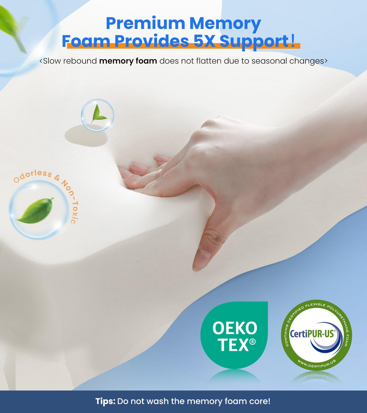 Cozyplayer Cooling Cervical Support Pillow