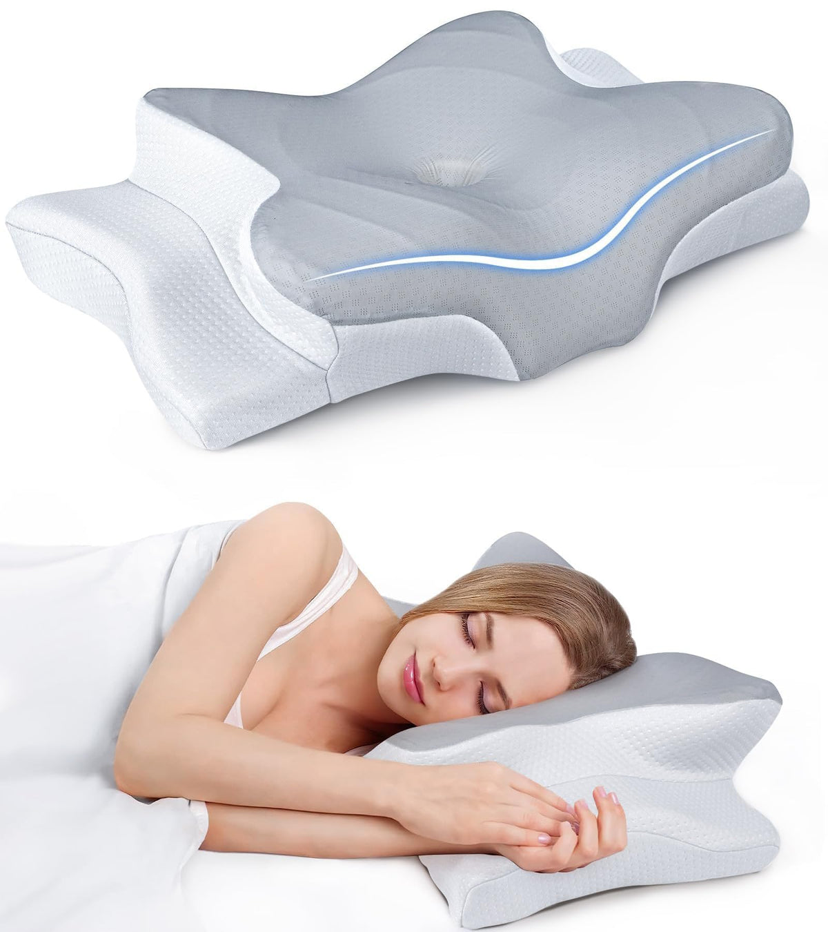 Cozyplayer Cooling Cervical Support Pillow