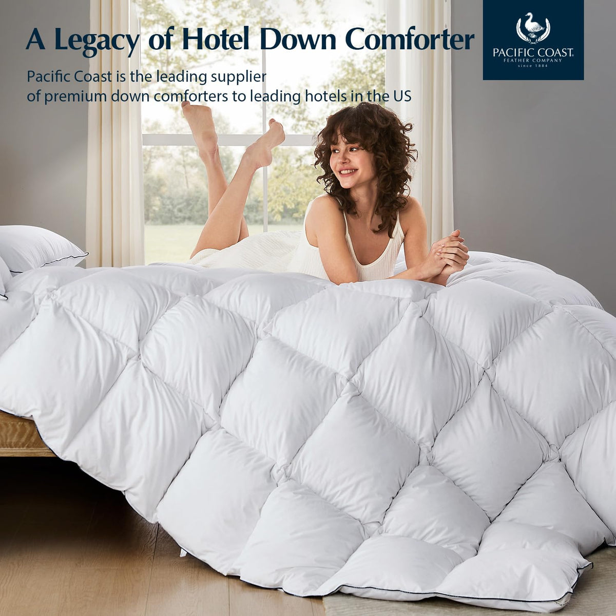 Pacific Coast All-Season Feather and Down Comforter