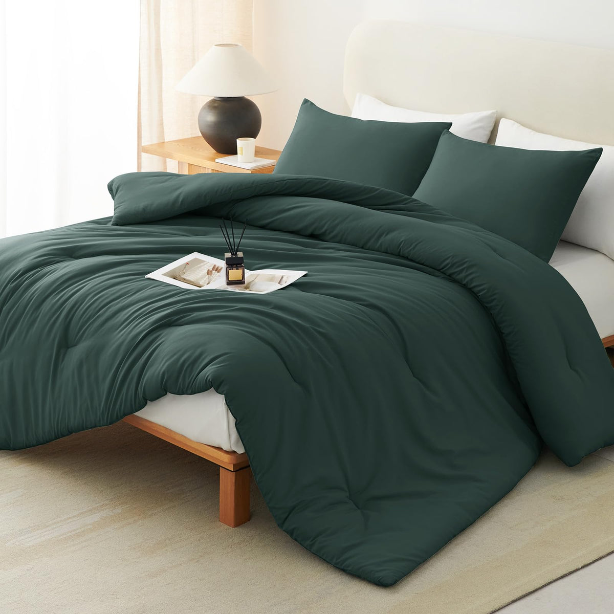 CozyLux Down-Alternative Quilted Bedspread Set