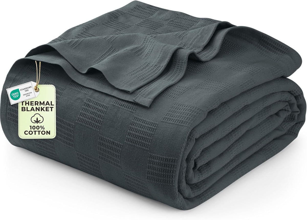 Utopia Bedding Cotton Thermal Sleep Blanket