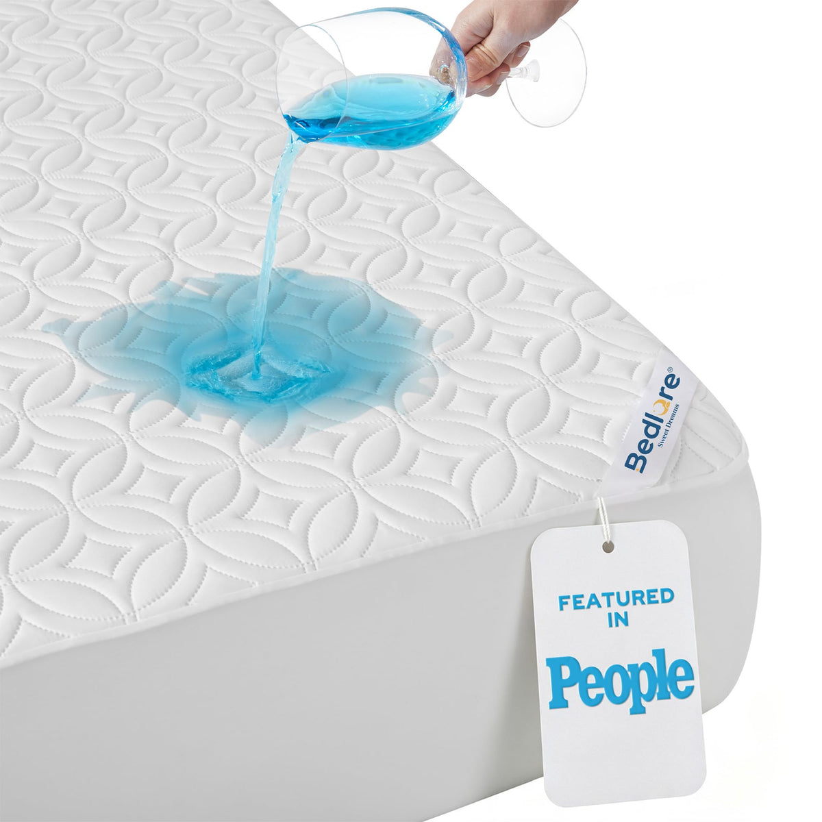 BEDLORE Waterproof Quilted Mattress Protector