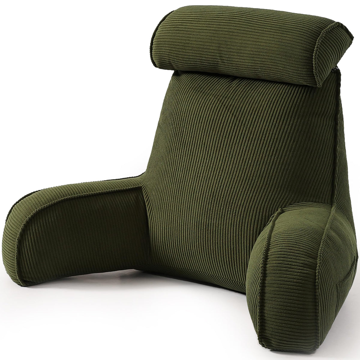 Ailuteie Corduroy Reading Pillow with Arms