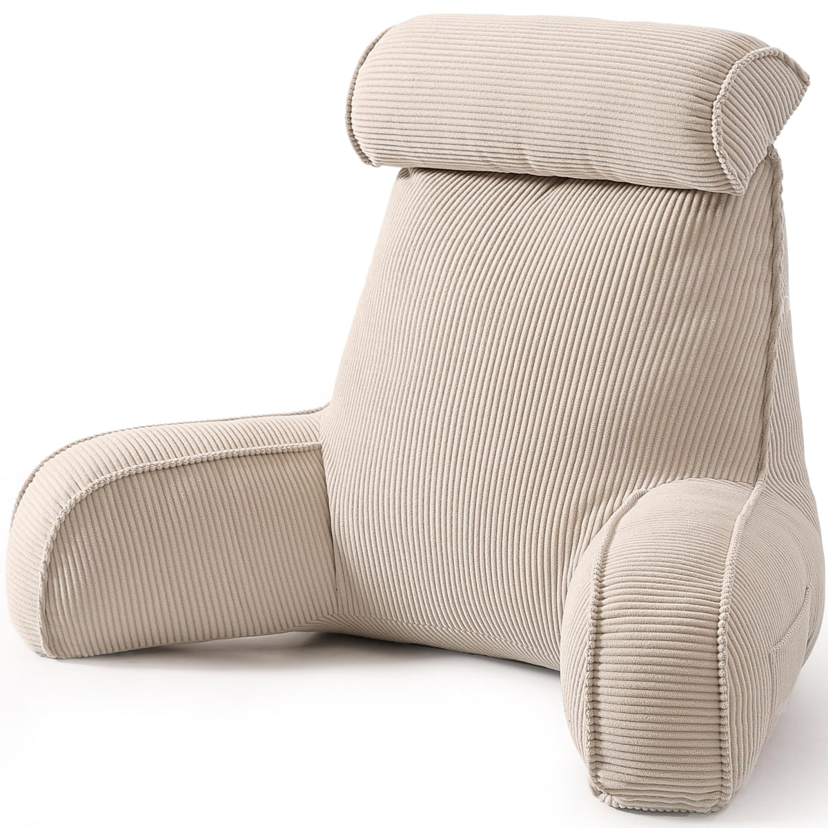 Ailuteie Corduroy Reading Pillow with Arms