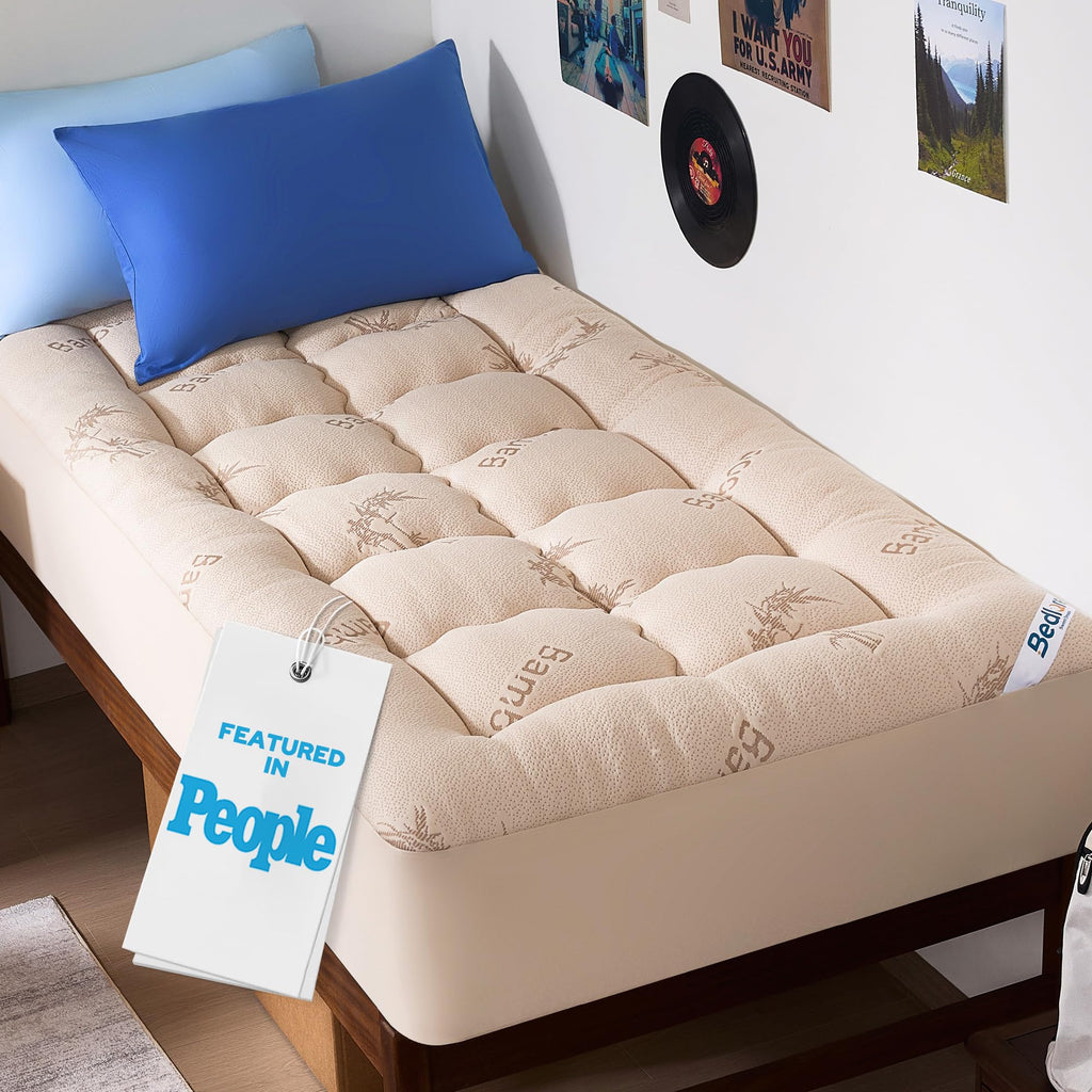 BEDLORE Bamboo Viscose Mattress Topper