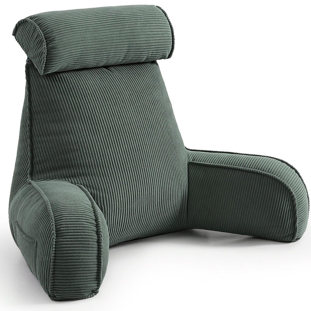 Ailuteie Corduroy Reading Pillow with Arms