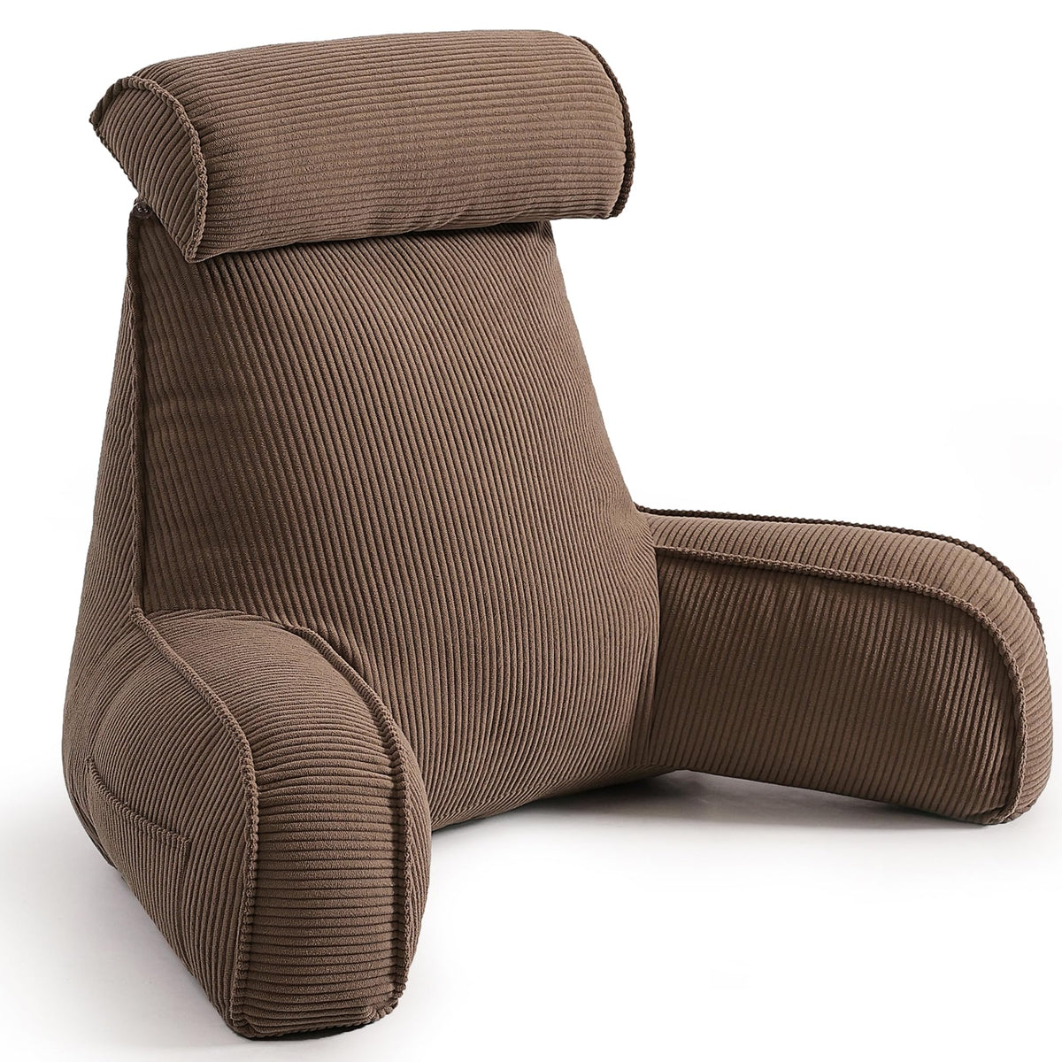 Ailuteie Corduroy Reading Pillow with Arms