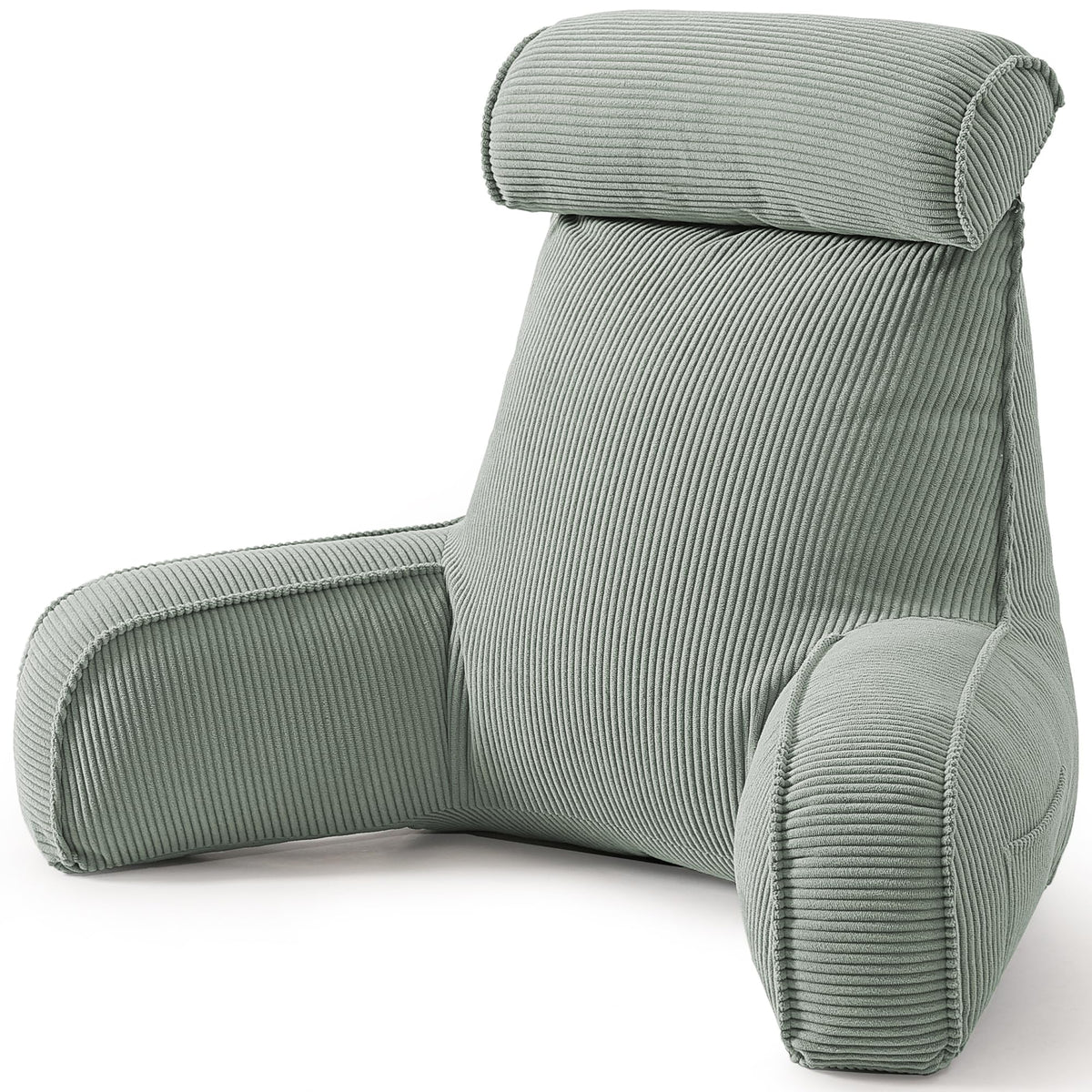 Ailuteie Corduroy Reading Pillow with Arms